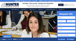 Desktop Screenshot of hunterbusinessschool.edu